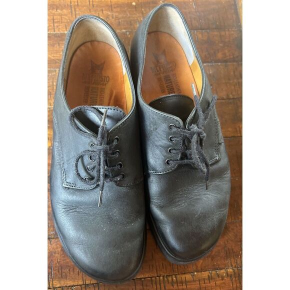 Mephisto Women's Size 7 Black‎ Air Relax Lace Up Shoes - Picture 3 of 10